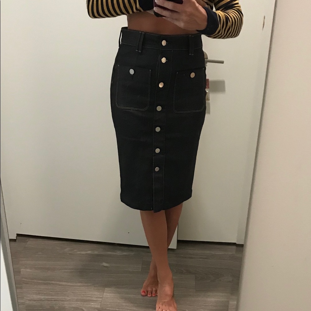 7FAM denim skirt, size 27